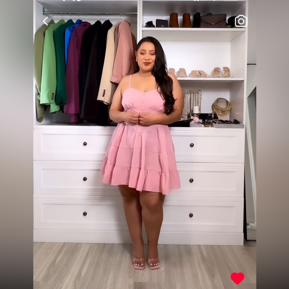 Blush pink dress